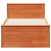 vidaXL Cadre de lit sans matelas avec t&ecirc;te de lit 90x200 cm bois pin