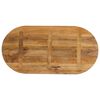 vidaXL Dessus de table 100x40x2,5 cm ovale bois massif de manguier