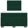vidaXL Sommier &agrave; lattes de lit avec matelas vert fonc&eacute; 120x190 cm
