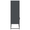 vidaXL Buffet haut anthracite 68x39x123 cm acier