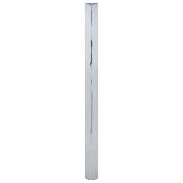vidaXL Films solaires 3 pcs effet r&eacute;fl&eacute;chissant statique argent&eacute; PVC