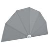 vidaXL Auvent lat&eacute;ral pliable de terrasse Gris 160 cm
