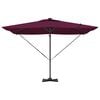 vidaXL Parasol Bordeaux 284 x 286 x 270 cm Polyester et Aluminium