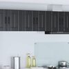 vidaXL Armoire de cuisine 2 pcs Noir 30 x 31 x 40 cm Bois d'ing&eacute;nierie