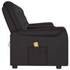 vidaXL Fauteuil de massage inclinable et porte-gobelets 4 places noir