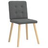 vidaXL Chaises &agrave; manger lot de 6 gris fonc&eacute; tissu