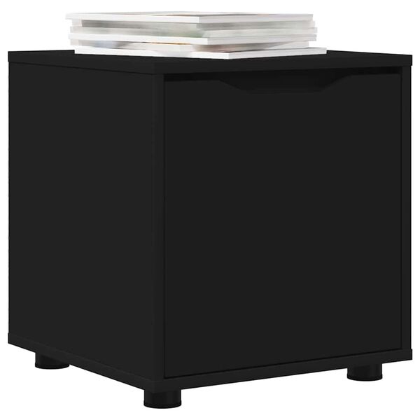 vidaXL Cabinet de salle de bain Noir 40,5 x 40 x 44 cm