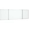 vidaXL Tableau blanc magn&eacute;tique pliable 200x60x1,7 cm aluminium