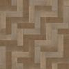 WallArt Panneaux muraux en cuir Austin Marron pur 16 pcs