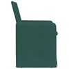 vidaXL Chaises de salle &agrave; manger 2 pcs Vert fonc&eacute; 57 x 67 x 95 cm