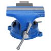 vidaXL &Eacute;tau d'&eacute;tabli bleu 200 mm fonte