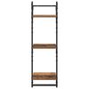 vidaXL Ensemble d'&eacute;tag&egrave;res murales 6 pcs Bois Ancien 100 x 25 x 30 cm
