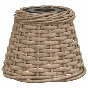 vidaXL Abat-jour de plafonnier marron &Oslash;15x12 cm osier