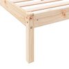 vidaXL Cadre de lit extra long sans matelas 180x220 cm bois massif pin