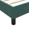 vidaXL Cadre de lit sans matelas vert foncé 90x220 cm velours