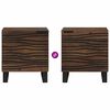 vidaXL Cabinet de chevet Noyer 40 x 33 x 46 cm Bois d'acacia massif