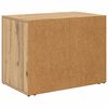 vidaXL Cabinet de chevet avec tiroir Ch&ecirc;ne artisanal 35 x 60 x 50 cm