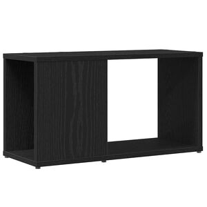 vidaXL Meuble TV ch&ecirc;ne noir 60x24x32 cm bois d'ing&eacute;nierie