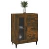 vidaXL Buffet ch&ecirc;ne fum&eacute; 69,5x34x90 cm bois d'ing&eacute;nierie