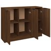 vidaXL Buffet Ch&ecirc;ne marron 90,5x30x70 cm Bois d'ing&eacute;nierie