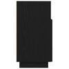 vidaXL Table de chevet avec 2 tiroirs noir 36x36x68 cm
