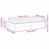 vidaXL Cadre de lit d'angle avec matelas Autre 2 pcs Gris Velours