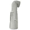 vidaXL Peignoir avec capuche Gris xl Flanelle