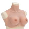 vidaXL Plastron en silicone naturel coupe E