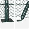 vidaXL Poteau de cl&ocirc;ture. Vert 25 x 1,4 m (treillis de 13 mm)
