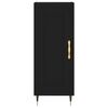 vidaXL Buffet haut Noir 34,5x34x180 cm Bois d'ing&eacute;nierie