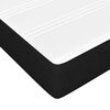 vidaXL Sommier &agrave; lattes de lit avec matelas Noir 140x200 cm Tissu