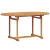 vidaXL Ensemble de salle &agrave; manger pour jardin 7 pcs Naturel