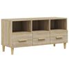 vidaXL Meuble TV Chêne sonoma 102x36x50 cm Bois d'ingénierie