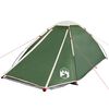 vidaXL Tente de camping &agrave; d&ocirc;me 2 personne vert imperm&eacute;able