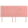 vidaXL T&ecirc;te de lit Rose 160x5x118/128 cm Velours