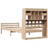 vidaXL Lit biblioth&egrave;que sans matelas 100x200 cm bois massif de pin