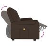 vidaXL Fauteuil de massage inclinable 4 places marron similicuir