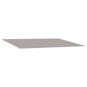 vidaXL Toile de rechange pour auvent Gris clair 500 &times; 350 cm Polyester