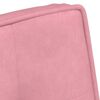 vidaXL Chaise de relaxation rose 64x74x84 cm velours