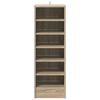 vidaXL Armoire à chaussures Chêne Sonoma 31,5x35x90 cm Bois ingénierie