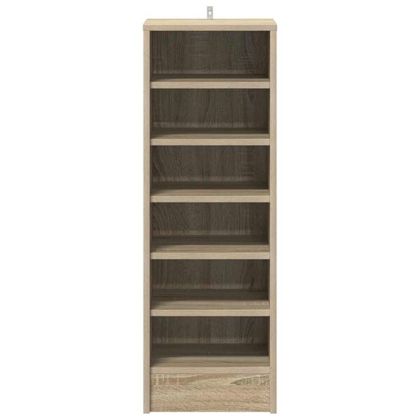 vidaXL Armoire à chaussures Chêne Sonoma 31,5x35x90 cm Bois ingénierie