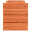vidaXL Banc avec jardini&egrave;res cire marron 167,5x60x65cm bois massif pin