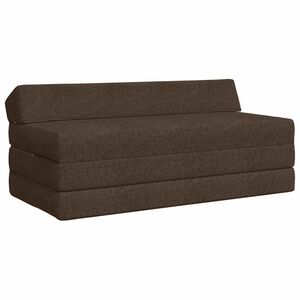 vidaXL Canap&eacute;-lit pliable Taupe 120 x 60 x 49 cm Tissu