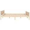 vidaXL Cadre de lit sans matelas bois de pin massif 120x200 cm