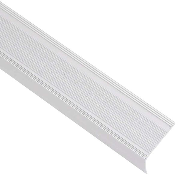 vidaXL Nez de marche forme en L 5 pcs aluminium 100 cm argent&eacute;