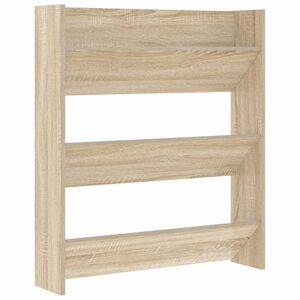 vidaXL Armoire &agrave; chaussures murale ch&ecirc;ne Sonoma bois d'ing&eacute;nierie