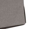 vidaXL Chaises de salle &agrave; manger 2 pcs Taupe 57 x 67 x 98 cm tissu