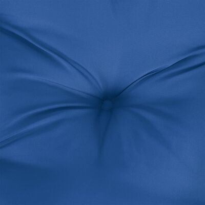 vidaXL Coussins de palette 3 pcs bleu royal tissu