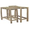 vidaXL Bancs lot de 2 Marron Posidonie