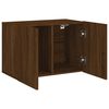 vidaXL Meuble TV mural chêne marron 60x30x41 cm